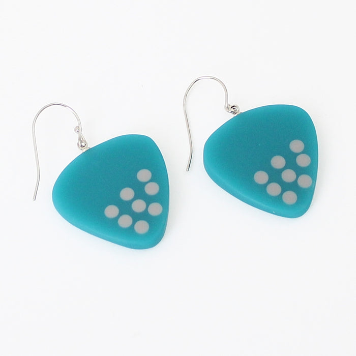 Blue Evie Earrings - Sylca Designs - Chunky Jewelry