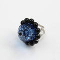 Blue Gem Stone Ring - Sylca Designs - Chunky Jewelry