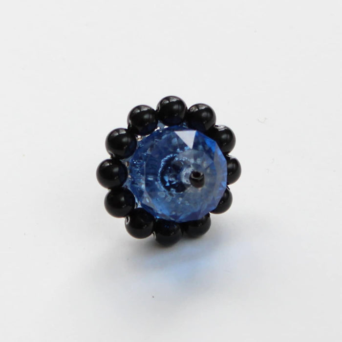 Blue Gem Stone Ring - Sylca Designs - Chunky Jewelry