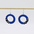 Blue Inez Earrings - Sylca Designs - Artsy Chunky Jewelry