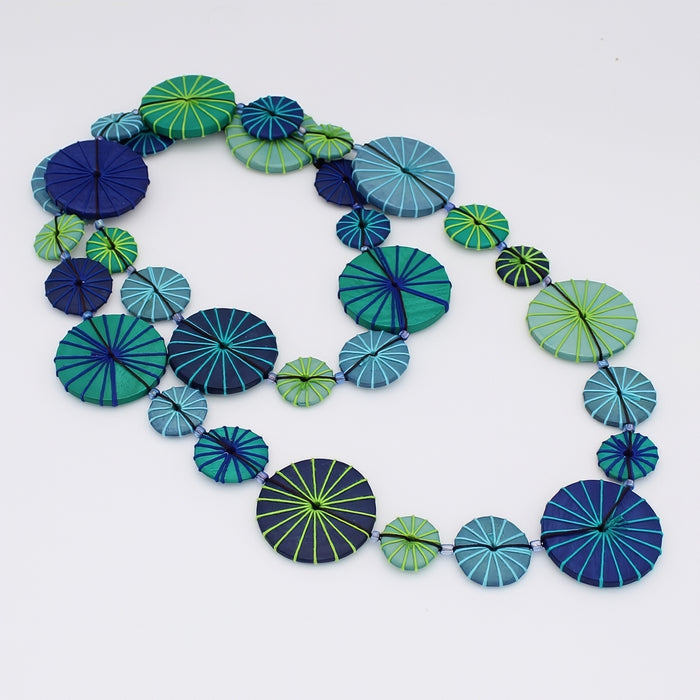 Blue Leilani Necklace - Sylca Designs - Chunky Jewelry