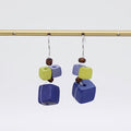 Blue Lia Drop Earrings - Sylca Designs - Chunky Jewelry