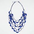Blue Nautical Loop Necklace - Sylca Designs - Chunky Jewelry