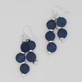 Blue Nicole Dangle Earring - Sylca Designs - Chunky Jewelry