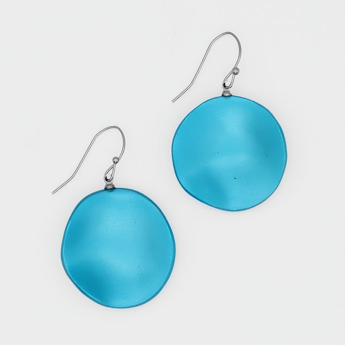 Blue Opaline Drift Earring - Sylca Designs - Chunky Jewelry