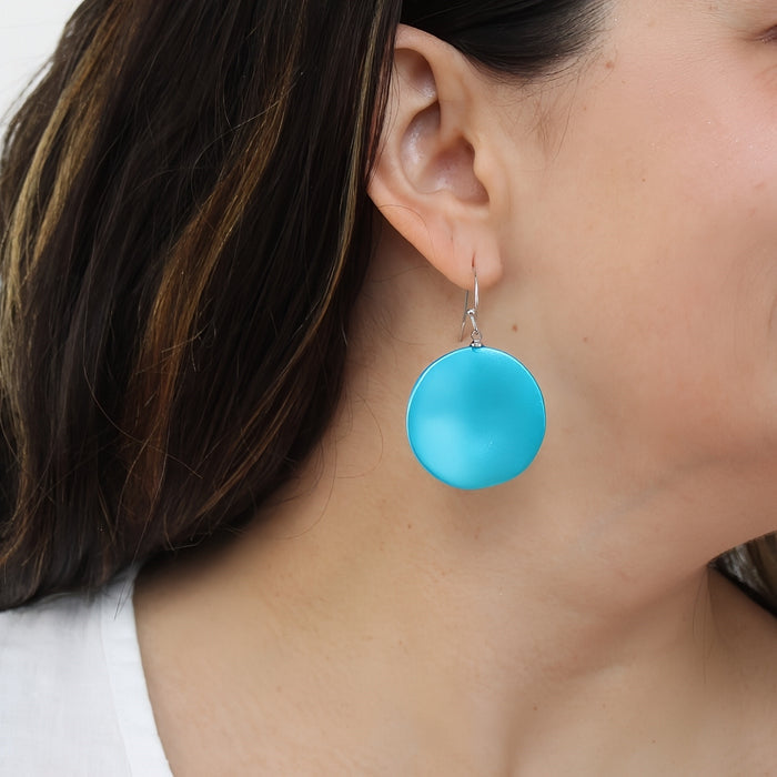 Blue Opaline Drift Earring - Sylca Designs - Chunky Jewelry