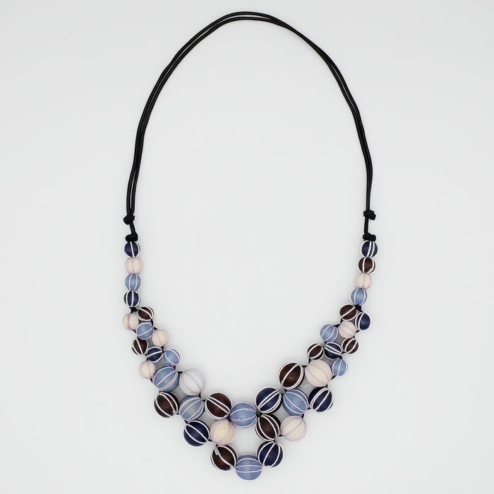 Blue Pamela Berries Necklace - Sylca Designs - Chunky Jewelry