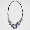 Blue Pamela Berries Necklace - Sylca Designs - Chunky Jewelry