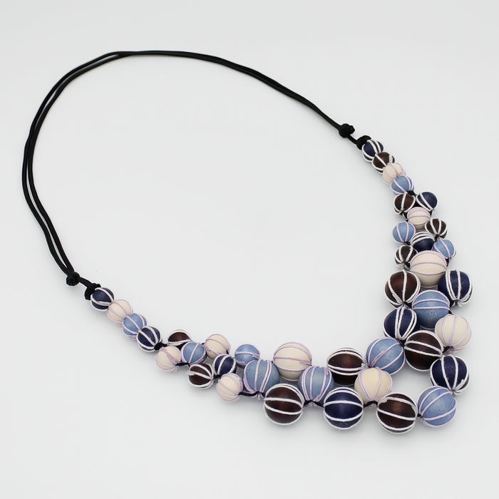 Blue Pamela Berries Necklace - Sylca Designs - Chunky Jewelry