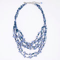 Blue Reverie Mixed Bead Necklace