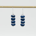 Blue Roca Drop Earrings - Sylca Designs - Chunky Jewelry