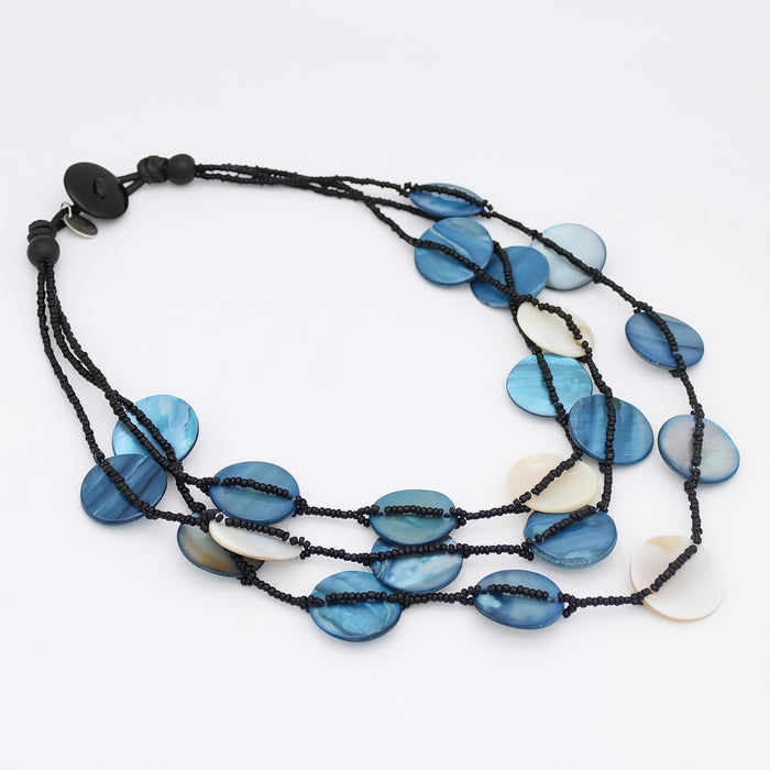 Blue Sky Dream Bib Necklace