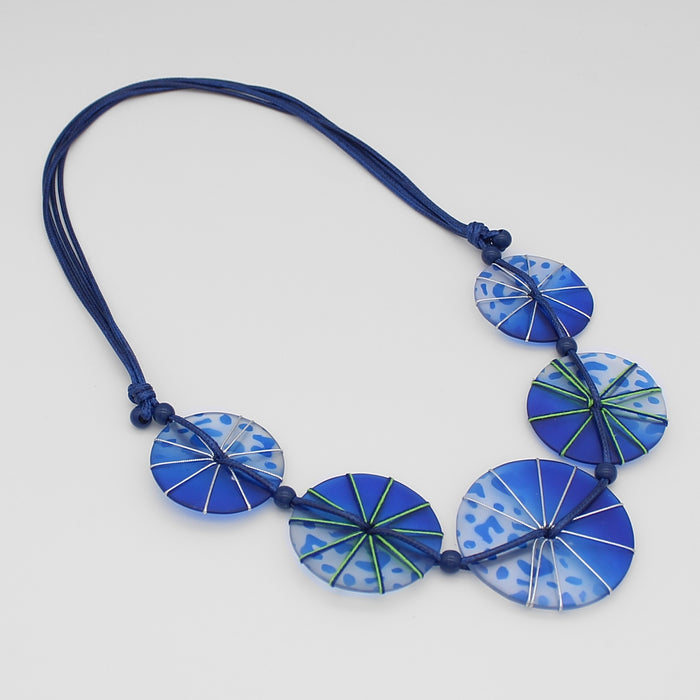 Blue Star Avah Necklace - Sylca Designs - Chunky Jewelry