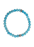 Blue Turquoise Flexible Men's Bracelet MEB19