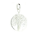 Boab Circle of Life Pendant Large in sterling silver featuring an intricate Kimberley Boab tree design, inspired by Broome Western Australia.