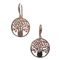 “Large rose gold vermeil boab tree circle earrings inspired by the Kimberley designed in Broome Western Australia”