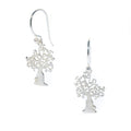 Boab Tree of Life drop earrings in 925 sterling silver designed in Broome Western Australia