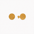 Boab Tree Solid Stud Earring Gold Vermeil | Broome Jewellery Designs