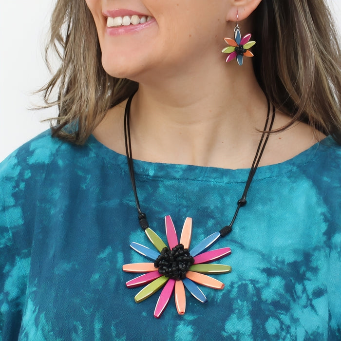 Brights Amaya Flower Statement Necklace