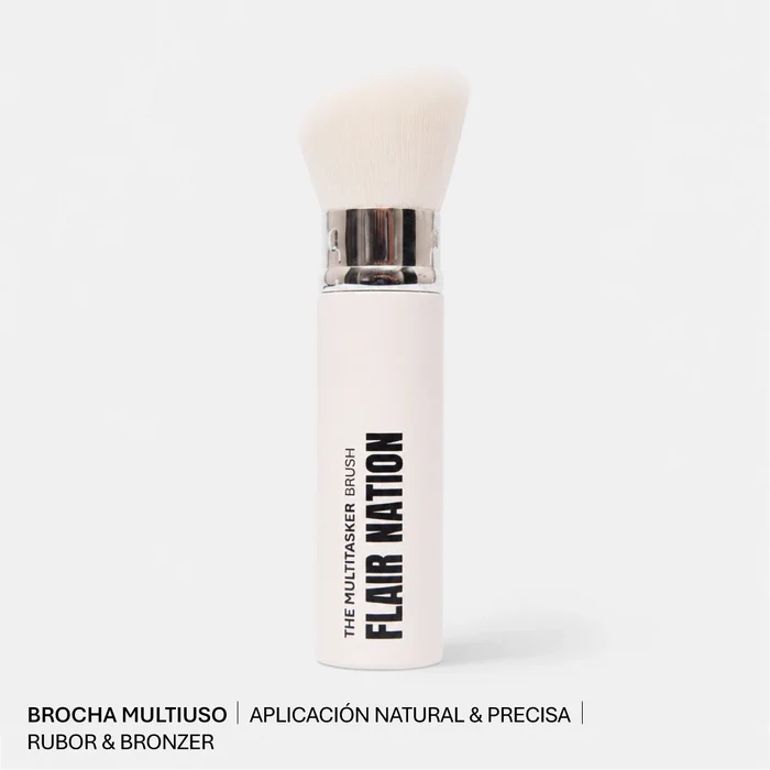 Brocha Multitasker Flair Nation - Rubor y Bronzer