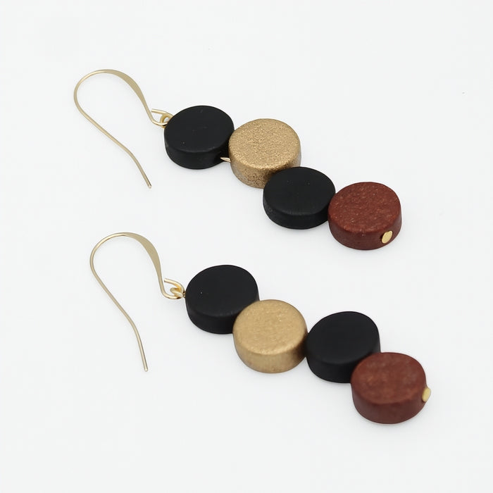 Bronze Eva Dangle Earrings