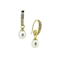 Gold vermeil pearl earrings with genuine freshwater pearls inspired by Broome starry night skies