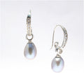 Sterling silver pearl earrings with genuine freshwater pearls inspired by Broome starry night skies