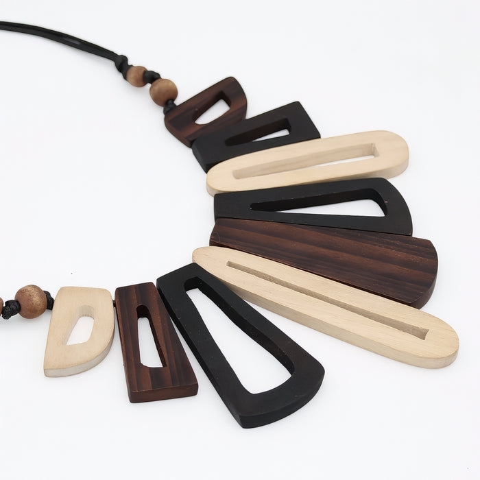 Brown Boho Bloom Necklace