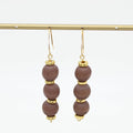 Brown Cascade Earrings