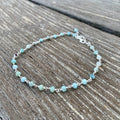 Larimar Anklet