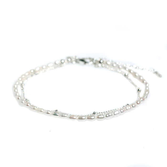 Cascade Pearl Bracelet Silver | Sterling Silver Freshwater Pearl Jewellery