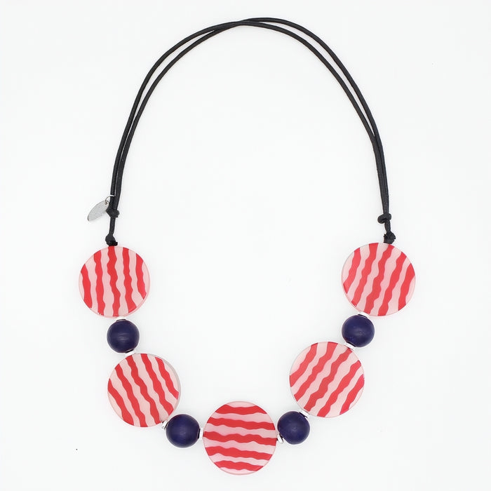 Celebration Stripes Statement Necklace