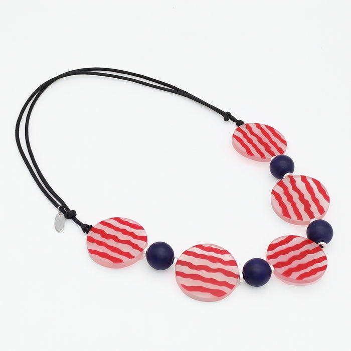 Celebration Stripes Statement Necklace