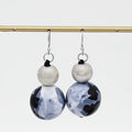Celestial Waves Marble Dangle Earring - Sylca Designs - Chunky Jewelry