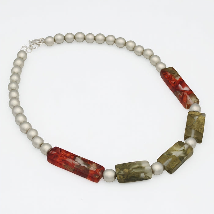 Champaign Frosted Fusion Necklace
