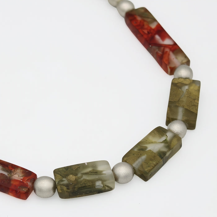 Champaign Frosted Fusion Necklace
