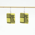 Chartreuse Geovibe Drop Earring