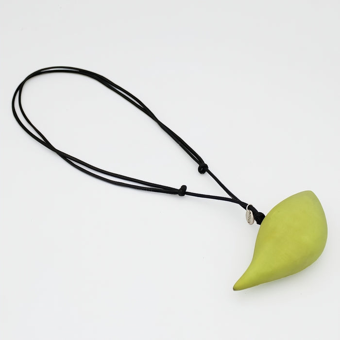 Chartreuse Robin Pendant Necklace