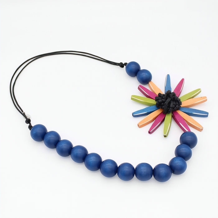 Chunky Brights Flower Statement Necklace
