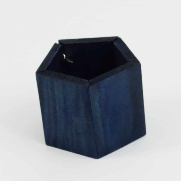 Chunky Wooden Geometric Bracelet Blue - Sylca Designs - Chunky Jewelry