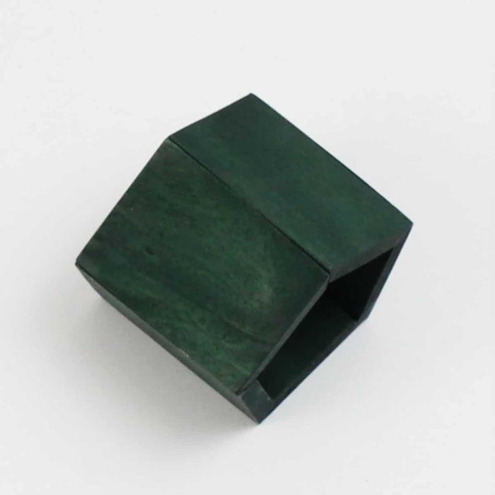 Chunky Wooden Geometric Bracelet Green - Sylca Designs - Chunky Jewelry