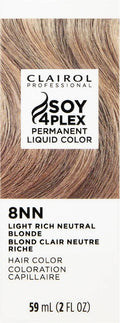 CLAIROL PERMANENT LIQUID 8NN LIGHT RICH NEUTRAL BLONDE
