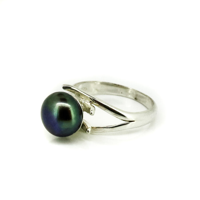 Black Pearl Ring silver