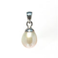 white pearl pendant