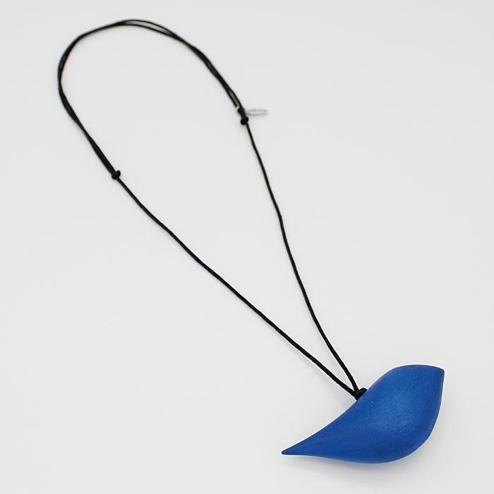 Cobalt Robin Pendant Necklace - Sylca Designs - Chunky Jewelry