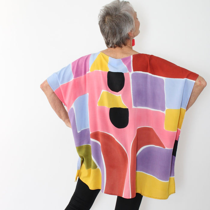 Colorful Masterpiece Blouse - Sylca Designs - Chunky Jewelry