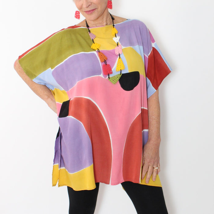 Colorful Masterpiece Blouse - Sylca Designs - Chunky Jewelry