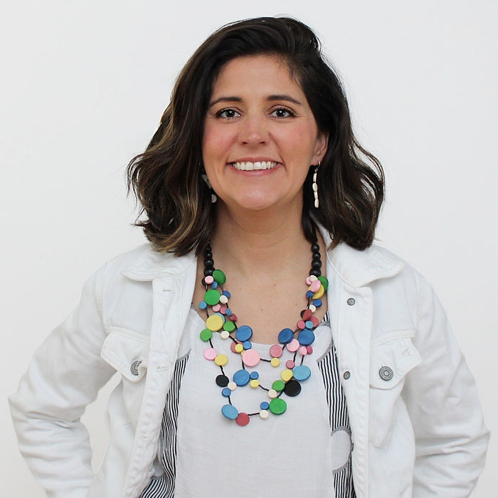 Colorful Multi Strand Millie Necklace - Sylca Designs - Chunky Jewelry