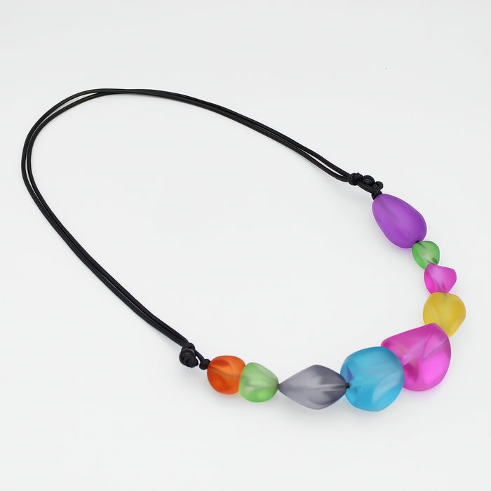 Colorwave Statement Necklace - Sylca Designs - Chunky Jewelry