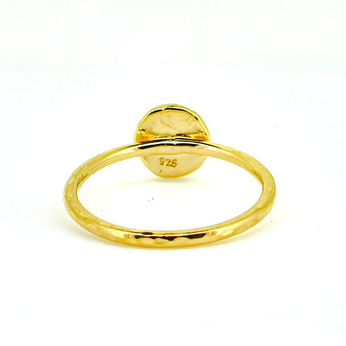 gold compass ring